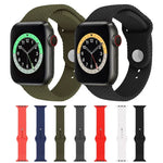 編み込みパターン シリコン スナップ時計バンド Apple Watch Series 6 & SE & 5 & 4 44mm / 3 & 2 & 1 42mm 用、Apple Watch Ultra 49mm / Series 8&7 45mm / SE 2&6&SE&5&4 44mm / 3&2&1 42mm 用、Apple Watch Series 7 45mm / 6 & SE & 5 & 4 44mm / 3 & 2 & 1 42mm 用