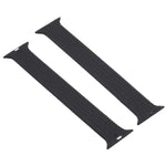 シングルターン 編み込みパターン シリコン時計バンド Apple Watch Series 6 & SE & 5 & 4 40mm / 3 & 2 & 1 38mm 用、S、M、L