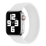 シングルターン 編み込みパターン シリコン時計バンド Apple Watch Series 6 & SE & 5 & 4 40mm / 3 & 2 & 1 38mm 用、S、M、L