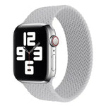 シングルターン 編み込みパターン シリコン時計バンド Apple Watch Series 6 & SE & 5 & 4 40mm / 3 & 2 & 1 38mm 用、S、M、L