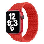 シングルターン 編み込みパターン シリコン時計バンド Apple Watch Series 6 & SE & 5 & 4 40mm / 3 & 2 & 1 38mm 用、S、M、L