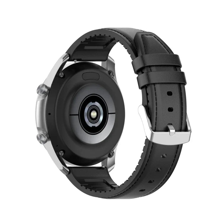 Samsung Galaxy Watch 3 41mm用 20mm シリコンレザー交換ストラップ