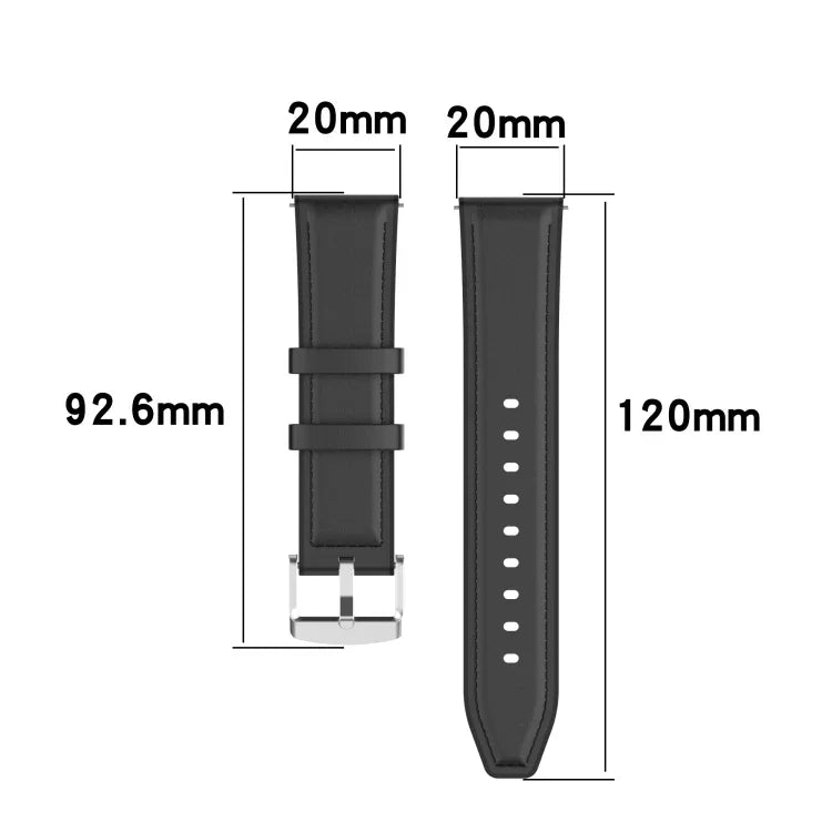 Samsung Galaxy Watch 3 41mm用 20mm シリコンレザー交換ストラップ