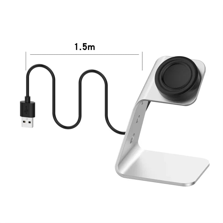 Samsung R800 / Galaxy Watch用 ユニバーサルアルミ合金マグネット充電器ホルダー チップ保護付き 急速充電対応 Samsung R800用