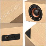 Q5A 多機能木製タッチクロックディスプレイ ワイヤレス充電 Bluetoothスピーカー TFカード＆Uディスク＆3.5mm AUX対応, Q5A