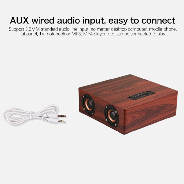 Q5 木製 Bluetoothスピーカー TFカード＆3.5mm AUX対応, Q5