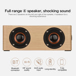Q5 木製 Bluetoothスピーカー TFカード＆3.5mm AUX対応, Q5