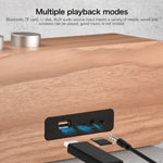 Q7 サブウーファー木製 Bluetoothスピーカー TFカード＆Uディスク＆3.5mm AUX対応, Q7