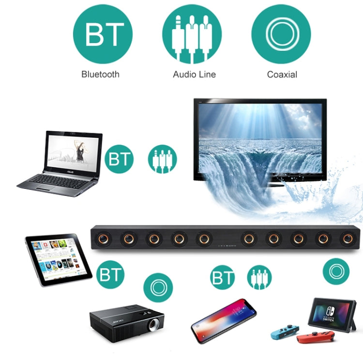 D90 サブウーファー木製 Bluetooth 4.2スピーカー リモコン付き TFカード＆3.5mm AUX 同軸＆光ファイバー＆Uディスク対応, D90+サブウーファー