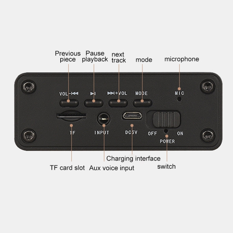 M5 サブウーファー木製 Bluetooth 4.2スピーカー TFカード＆3.5mm AUX＆FM対応
