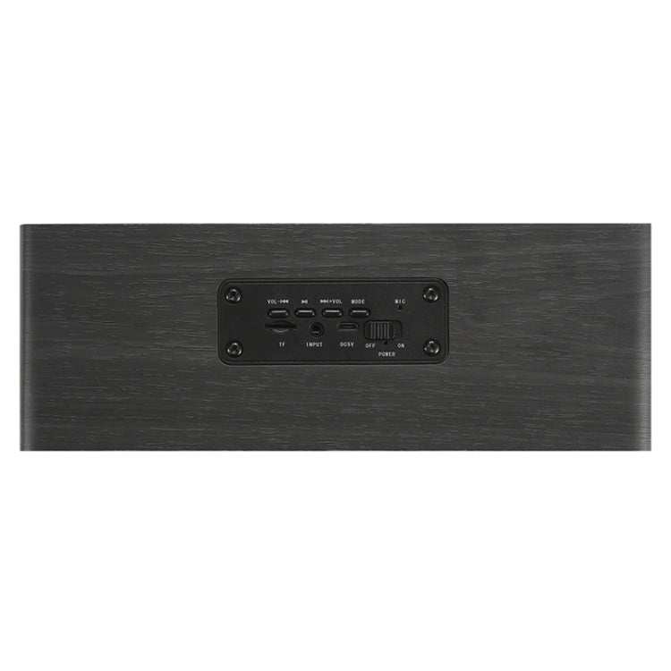 M5C サブウーファー木製クロック Bluetooth 4.2スピーカー TFカード＆3.5mm AUX＆FMラジオ対応