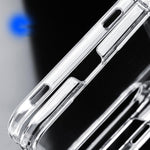 Transparent High-definition Three-section PC Phone Case with Hinge, For iPhone Duo