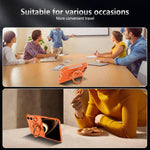 360 Rotation Ring Holder MagSafe Shockproof PC Phone Case, For iPhone Duo