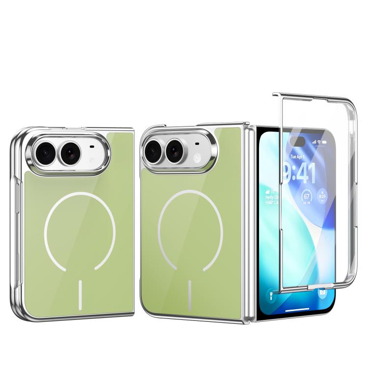 Integrated Glass Scratch Resistant Magnetic Phone Case, For iPhone Duo