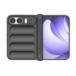 Magic Shield Camera Lens Holder Foldable PC Shockproof Phone Case, For iPhone Duo