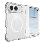 TPU + PC Hybrid 2.5mm Thick Hinge Shockproof Magnetic Phone Case, For iPhone Duo