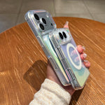 Gradient Color MagSafe Airbag Full Coverage Phone Case, For iPhone Duo