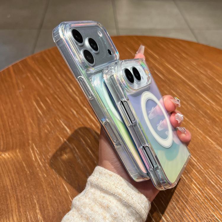 Gradient Color MagSafe Airbag Full Coverage Phone Case, For iPhone Duo