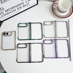 Three Parts 6D Electroplating PC Shockproof Phone Case, For iPhone Duo