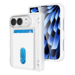 Magnetic Hinge Shockproof Phone Case with Card Slort, For iPhone Duo