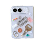 Epoxy Acrylic PC Folding Phone Case, For iPhone Duo