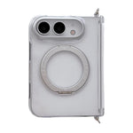 Side Buckle Hinge Rotating Holder Magnetic Phone Case, For iPhone Duo
