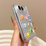 Epoxy Marine Animals Acrylic PC Phone Case, For iPhone Duo