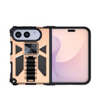 Shockproof TPU + PC Phone Case with Holder, For iPhone Duo