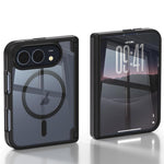 Spring Hinge Magnetic Integrated Film Phone Case, For iPhone Duo