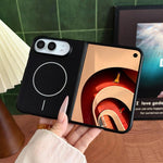 Solid Color Shockproof Magnetic PC Phone Case, For iPhone Duo
