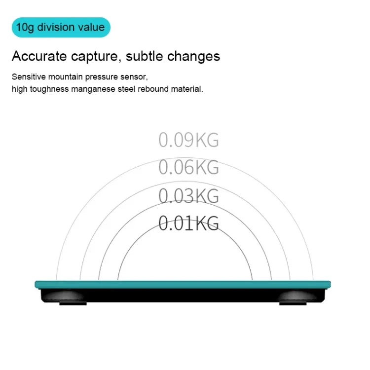 家庭用スマート体脂肪電子体重計 USB充電式 USB充電式