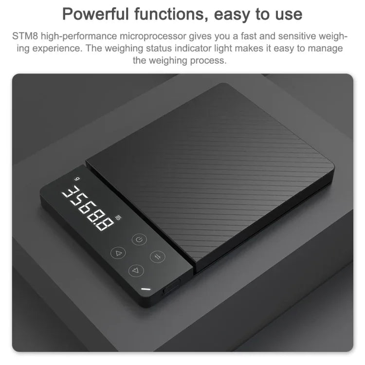 3KG オリジナルXiaomi Youpin DUKA ES1 キッチンLCDデジタル高精度電子スケール、3KG