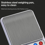 MH-555 6Kg x 0.1g 高精度 デジタル電子 ポータブル キッチンスケール バランス装置 2.2インチLCD画面付き、6000g/0.1g