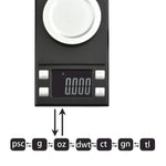 MH-8028 100g x 0.001g 高精度デジタル電子ポータブルジュエリー ダイヤモンド カラット ラボ用重量スケール バランス装置 1.6インチLCDスクリーン付き、100g/0.001g