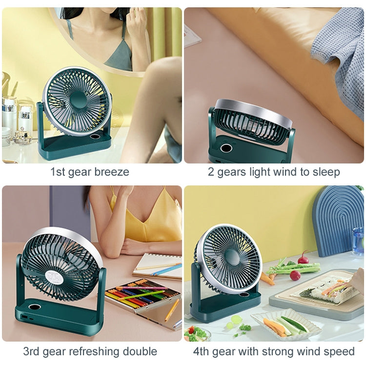 F701 Desktop Electric Fan with LED Display