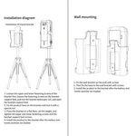 YAD-001 赤外線温度計＋自動赤外線センサー消毒ディスペンサー 三脚マウントホルダー付き、YAD-001