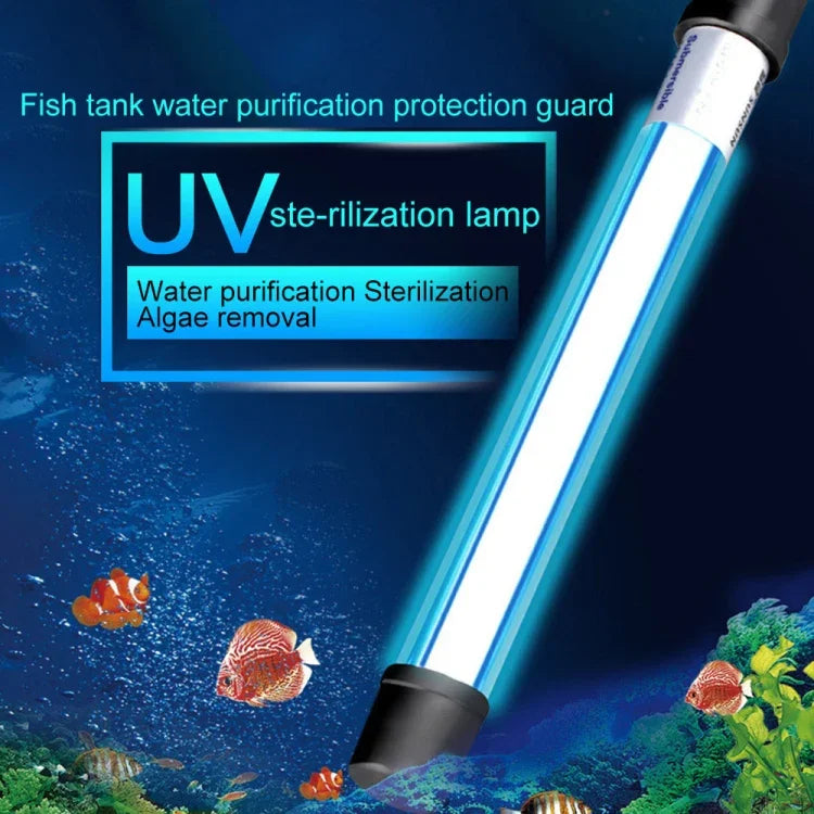 110V 9W UV 紫外線藻類消毒用水槽ランプ、USプラグ、9W USプラグ