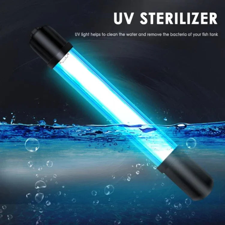 110V 9W UV 紫外線藻類消毒用水槽ランプ、USプラグ、9W USプラグ