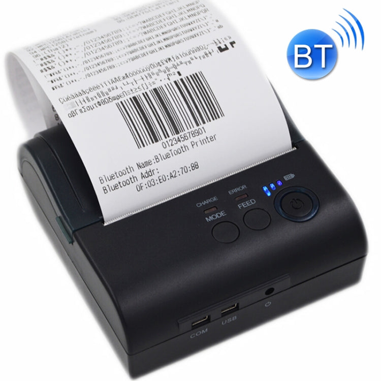 POS-8001LD ポータブル Bluetoothサーマルレシートプリンター POS-8001LD