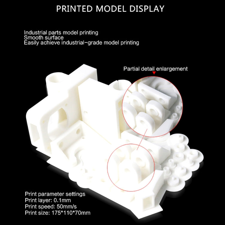 JGAURORA A1 デスクトップ 高精度 メタルプレートフレーム 立体物理 3Dプリンター