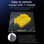 Creality カーバイドガラスプレートプラットフォーム加熱ベッドビルドサーフェス Ender-3 3Dプリンターパーツ