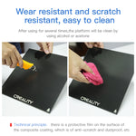 Creality カーバイドガラスプレートプラットフォーム加熱ベッドビルドサーフェス Ender-3 3Dプリンターパーツ