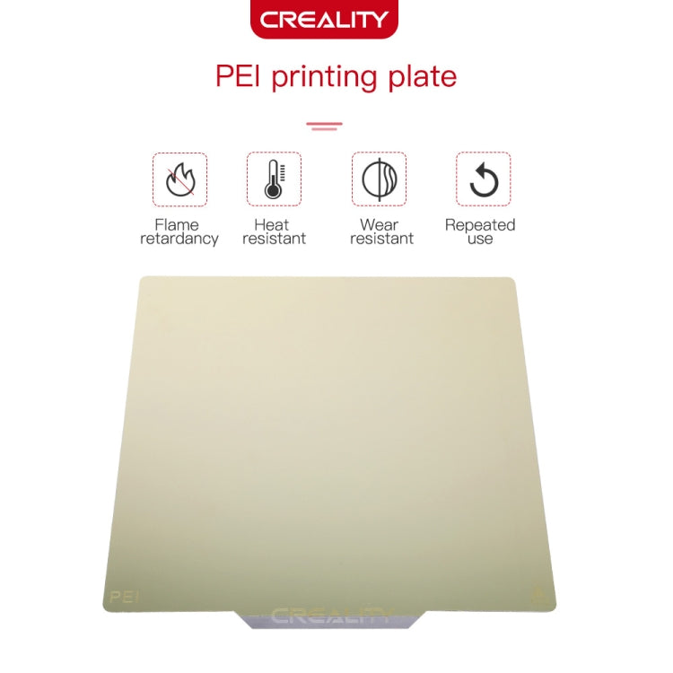 Creality PEI印刷プレート両面PEIスプリングスチールシート 磁気ベース付き Ender-3 3Dプリンターパーツ