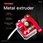Creality オールメタルレッドブロックボーデンエクストルーダーキット Ender-3 / Ender-3 Pro / Ender-3 V2 / CR-10 Pro V2 3Dプリンター用