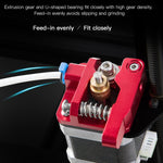 Creality オールメタルレッドブロックボーデンエクストルーダーキット Ender-3 / Ender-3 Pro / Ender-3 V2 / CR-10 Pro V2 3Dプリンター用