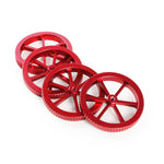 Creality メタルレッド手締めレベリングナット Ender-3 / Ender-3 Pro / Ender-3 V2 / CR-10 Pro V2 3Dプリンター用