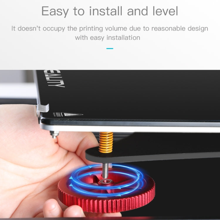 Creality メタルレッド手締めレベリングナット Ender-3 / Ender-3 Pro / Ender-3 V2 / CR-10 Pro V2 3Dプリンター用