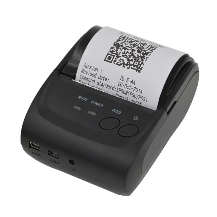 POS-5802 サーマルラインBluetoothレシートプリンター（ブラック）、POS-5802
