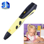 Gen 6th ABS / PLA Filament Kids DIY Drawing 3D Printing Pen with LCD Display(Blue+Black), EPR5210L, EPR5210R, EPR5210W, EPR5210Y