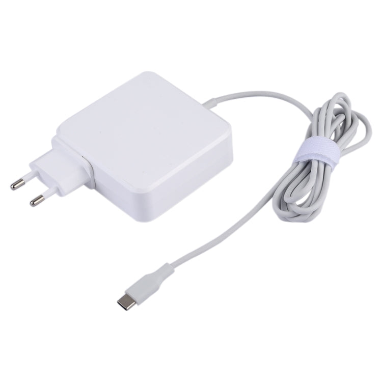 87W USB-C / Type-C 電源アダプター ポータブル充電器 1.8m充電ケーブル付き、EUプラグ